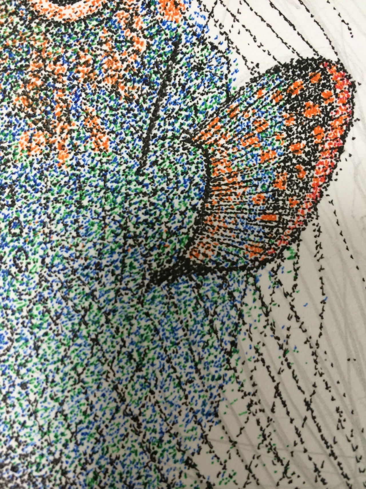 色付き点描画｜竜生九子博物館