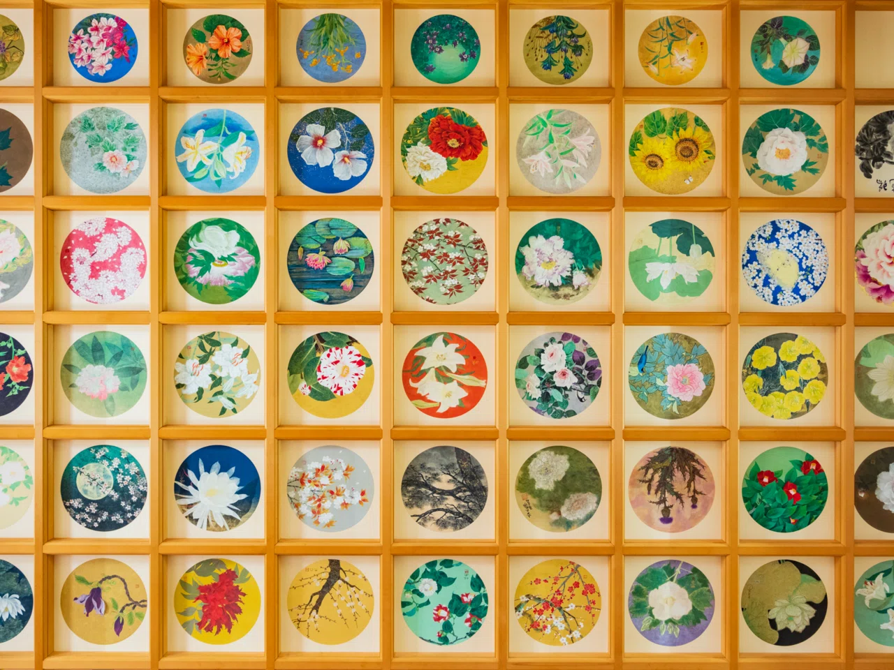 橘寺往生院の天井画｜KATSUMI