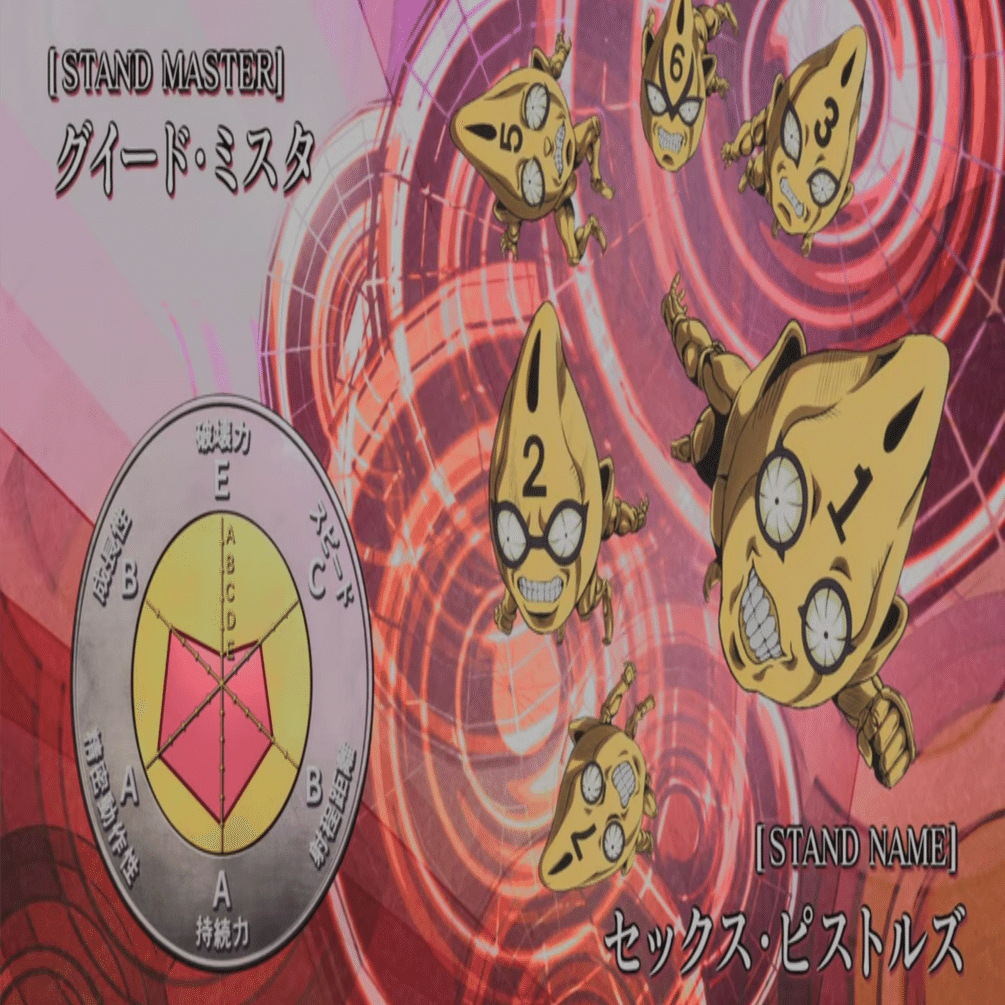 ジョジョネタカセット 第5部 黄金の風 ⑦ セックス・ピストルズ / Sex