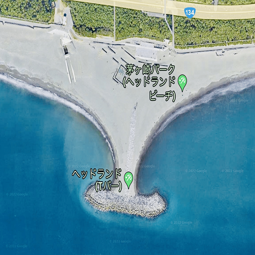 茅ヶ崎ヘッドランドビーチと 海へ続く歩道橋 ブロンプトンゆるポタ日記 Note