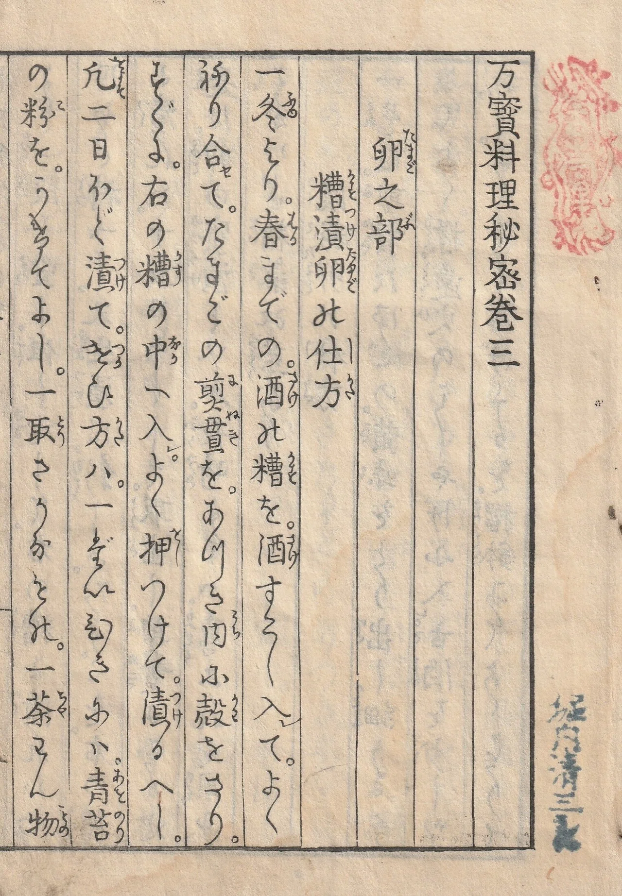 卵田楽の江戸時代レシピ！卵三昧の古文書『万宝料理秘密箱』を訳して
