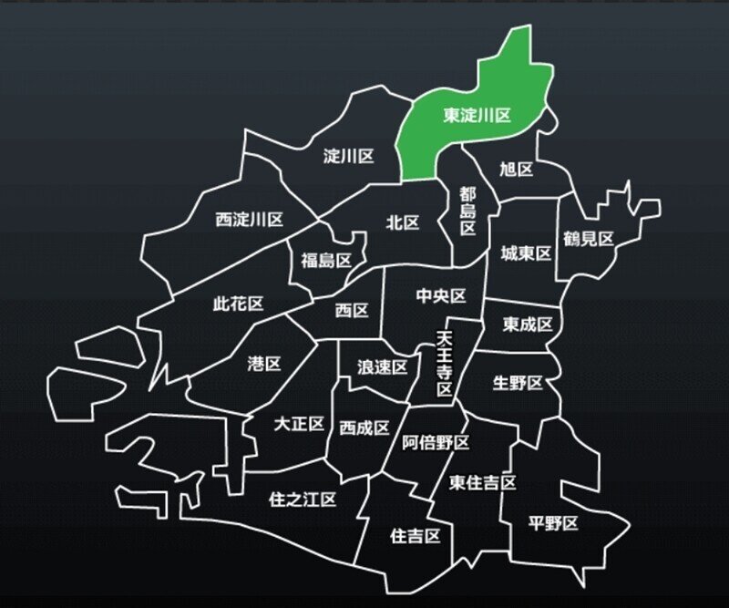 東淀川区地図１