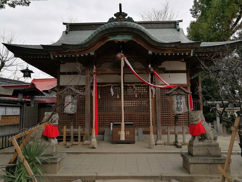 東淀川区菅原天満宮・拝殿