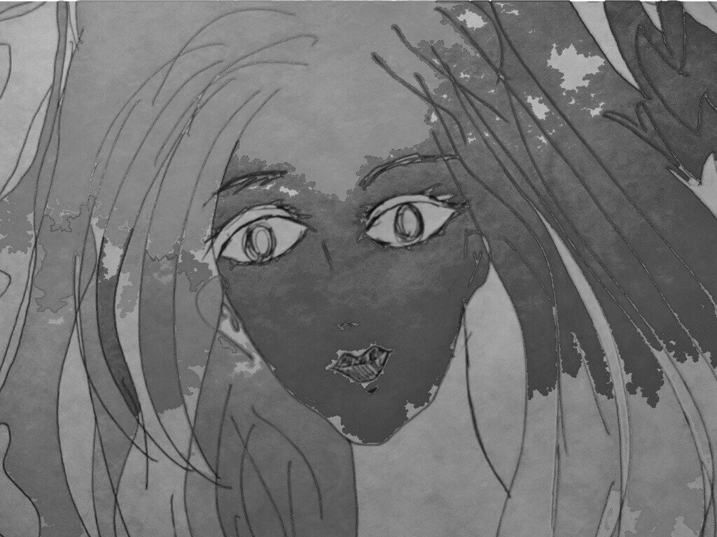 鉛筆画をデジタル加工 してみました まだまだ練習中 めっこ Note