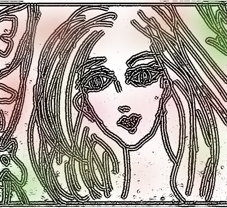 鉛筆画をデジタル加工 してみました まだまだ練習中 めっこ Note