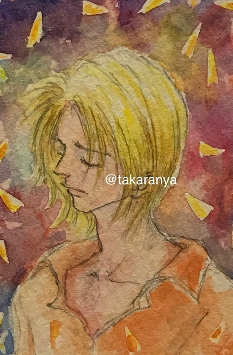 ラテン系イケメンと秋の黄金糖 たからにゃ イラスト Note