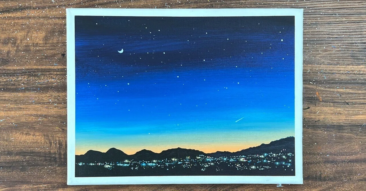 【おまとめ購入でSOLD OUT】街にキラキラを☆アクリル画　 #67 街にキラキラを☆アクリル画 #67 おまとめ購入でSOLD OUT街にキラキラ