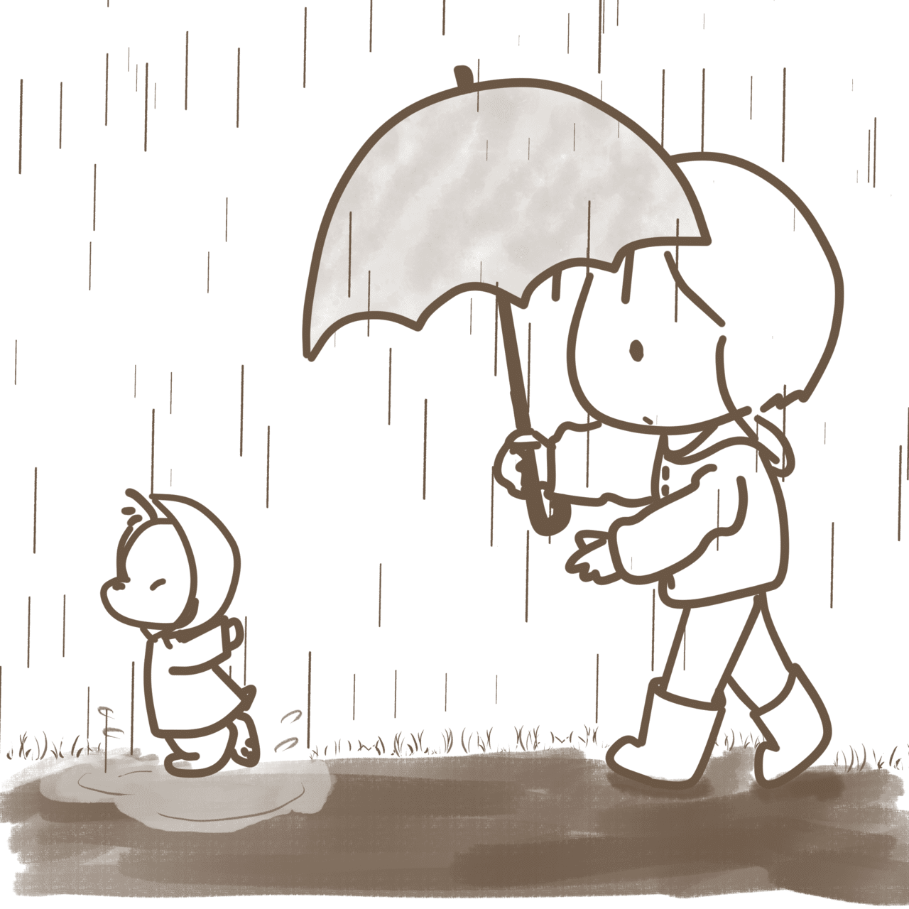 イラスト 雨降り Eri Note イラスト 雨降り Eri Note