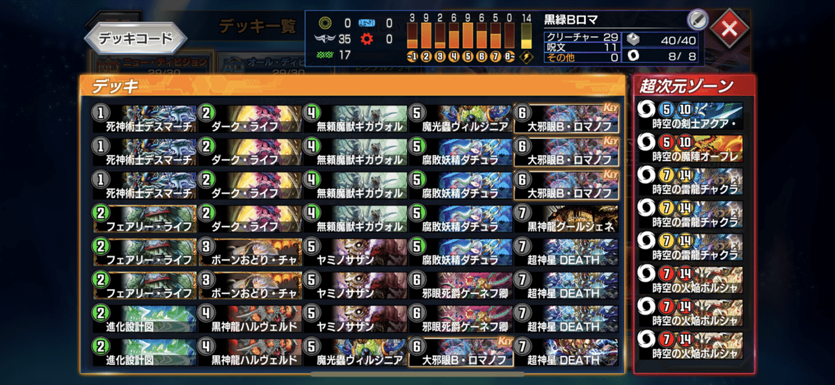 32 【デュエプレ】黒緑Bロマノフ所感｜まりな