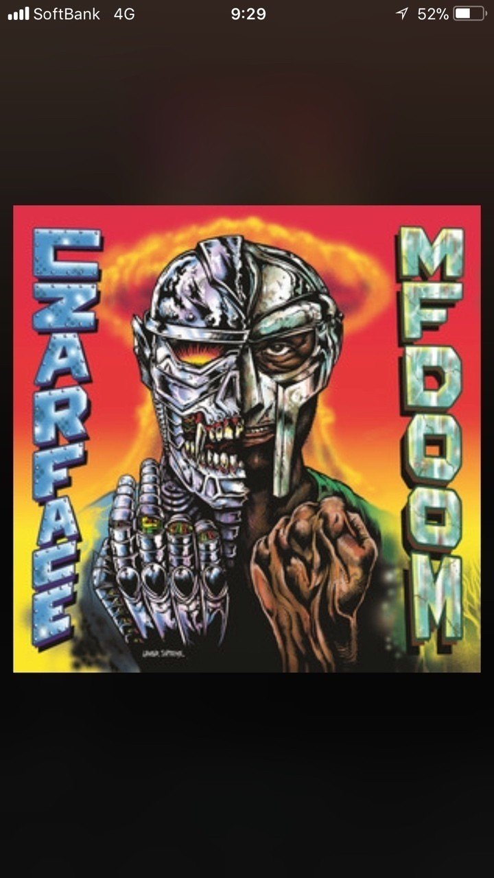 2018.9.13 CZARFACE & MF DOOM / Czarface Meets Metal Face｜teezee