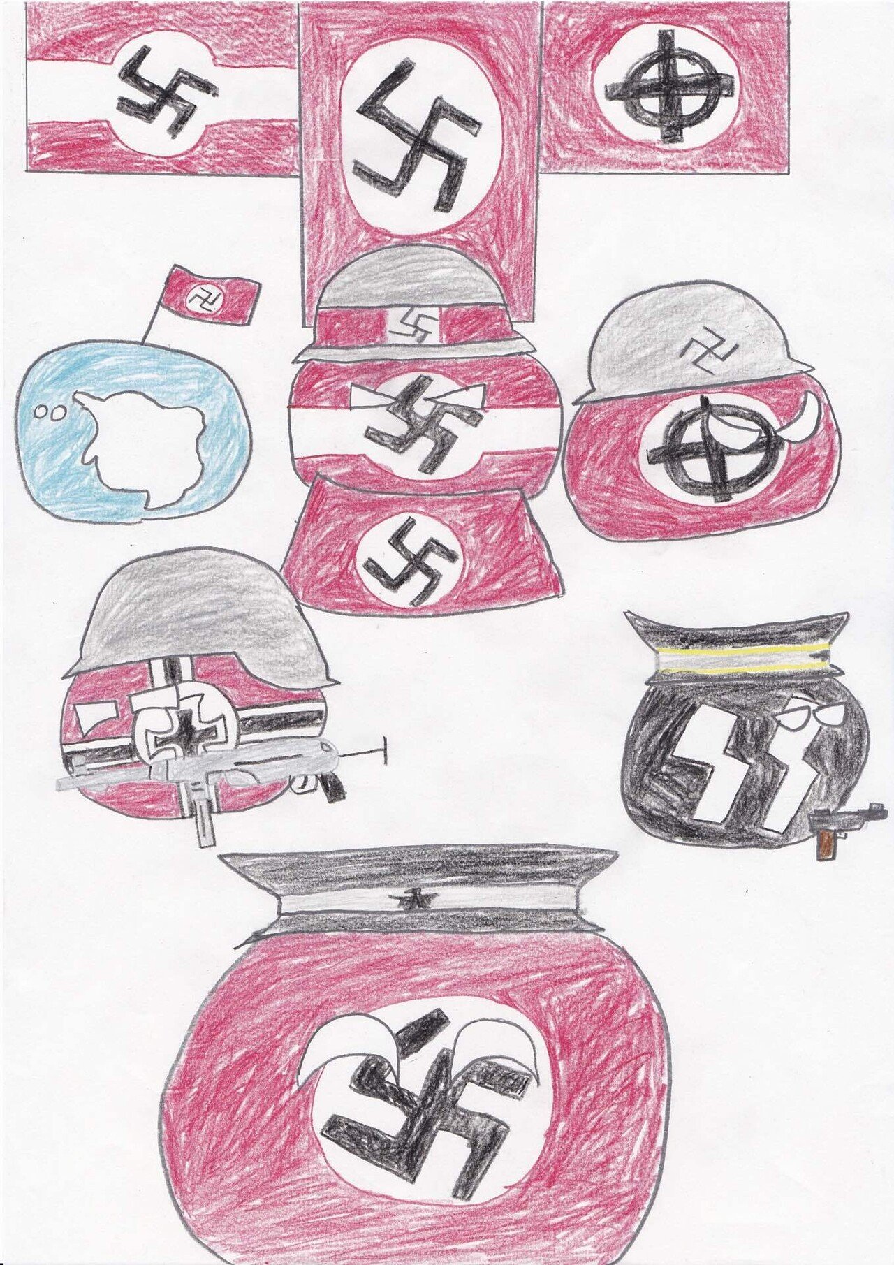 ポーランドボール作品 ナチス ドイツとその親戚 東亜連邦 Note