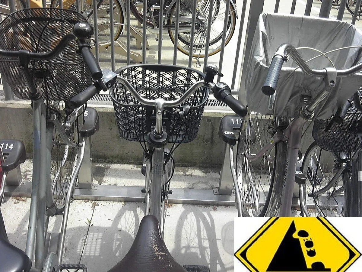 自転車男女交互１