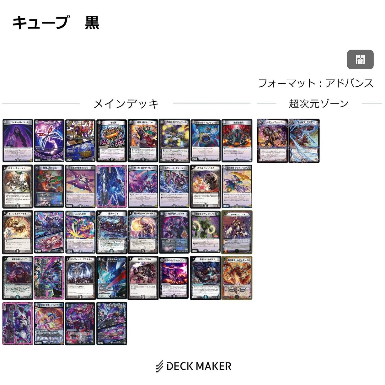 デュエルマスターズ キューブドラフト プール 2022/5｜狭間レヴィ