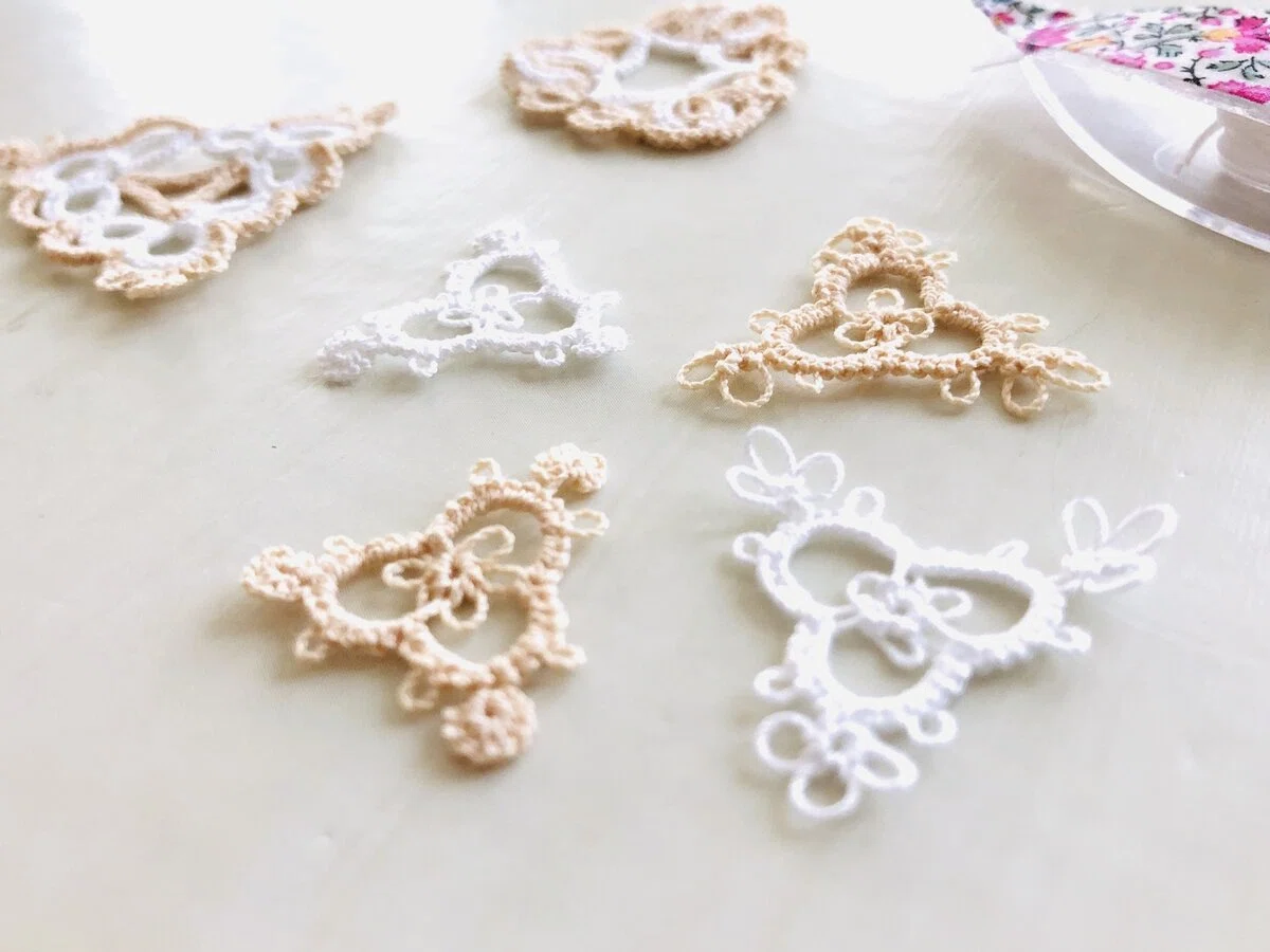 Step4》シャトル2つ｜nanairo_tatting