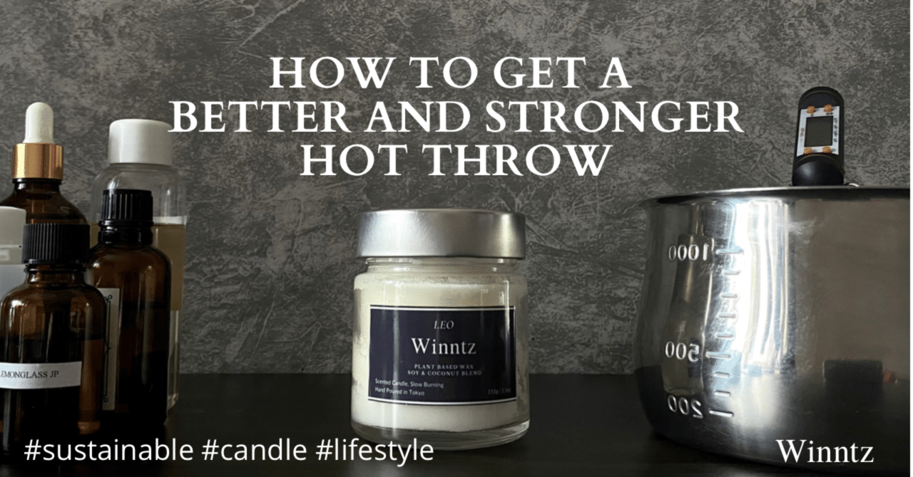 キャンドル制作】香料を入れる温度、強く良い香りにするには？｜佐藤