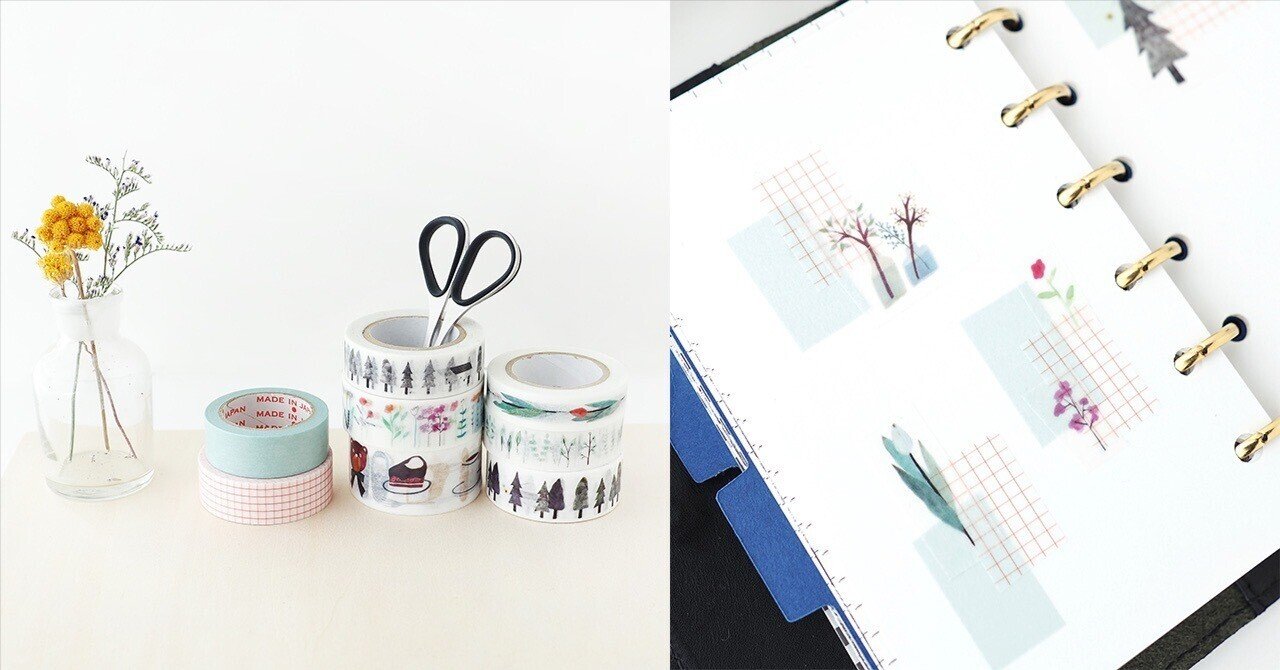 手帳コラージュ用 主役と脇役の組み合わせ レシピの作り方 Asanel Note