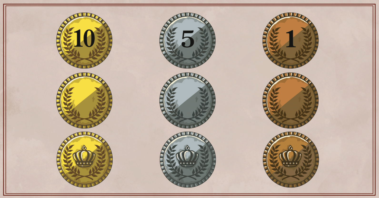 【無料】ゲーム制作に使える「金貨・銀貨・銅貨セット」｜ゲームのイラスト屋さん