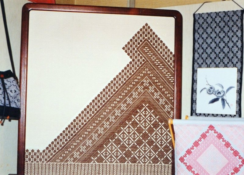 こぎん刺しベテラン 母の作品 まちむすめ工房 Note