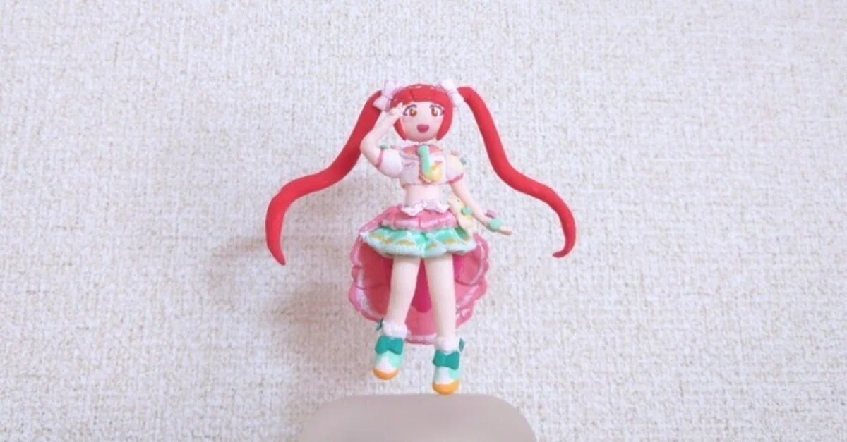 100均の粘土でフィギュアを作ってみた｜あやの3