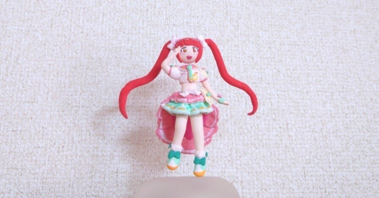 100均の粘土でフィギュアを作ってみた｜あやの3