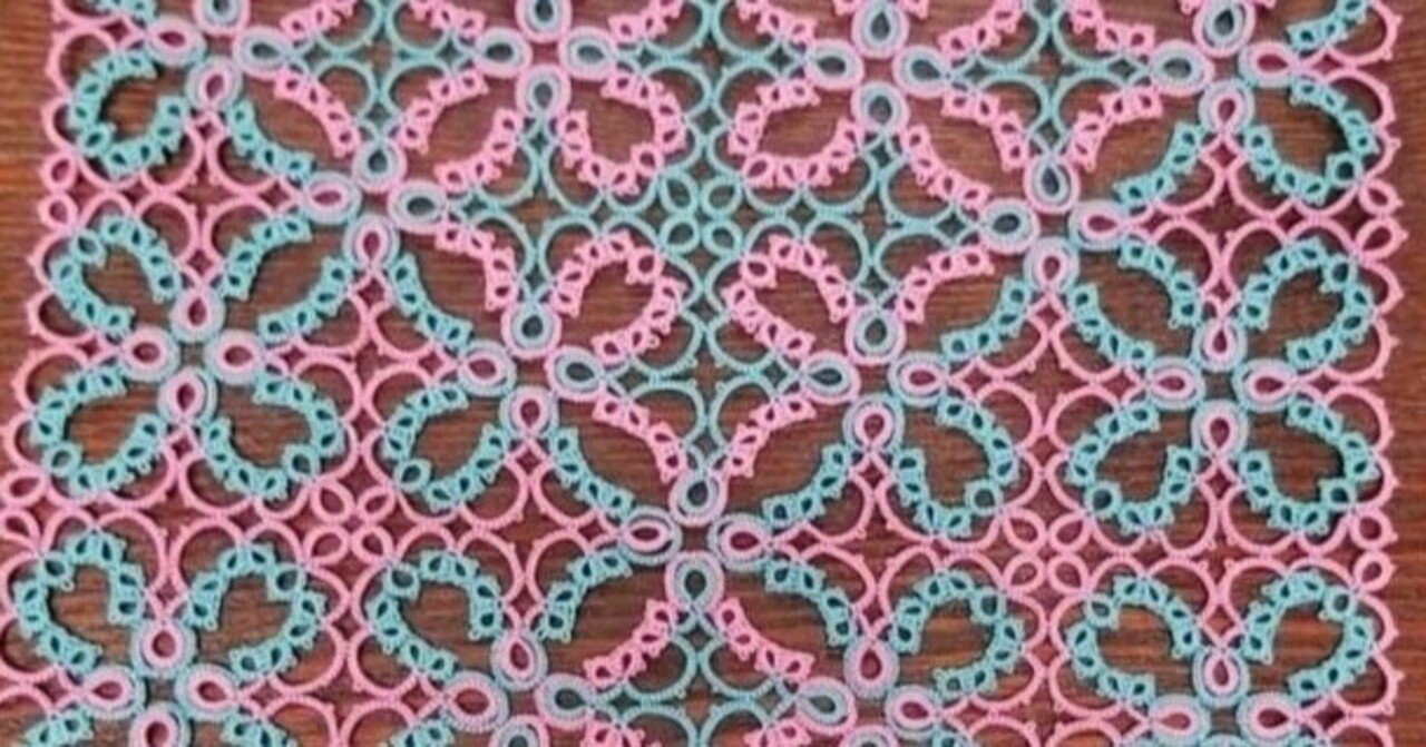 専用】＊オススメ＊ ◇スクエア◇タティングレース (No.133) 覚え書き