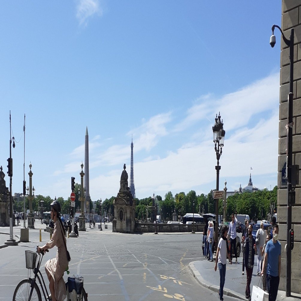 チュイルリー公園の銅像とコンコルド広場とマイヨール Sakurakoparis Note