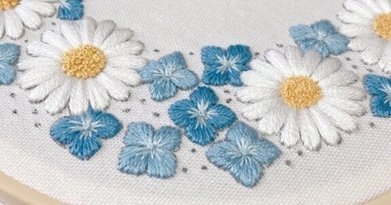 じっくり系図案はゆったり、まったり｜はなこまち/刺繍作家