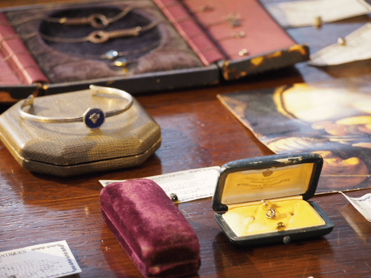 アンティークネックレスカフスビンテージSHIMADANTIQUES