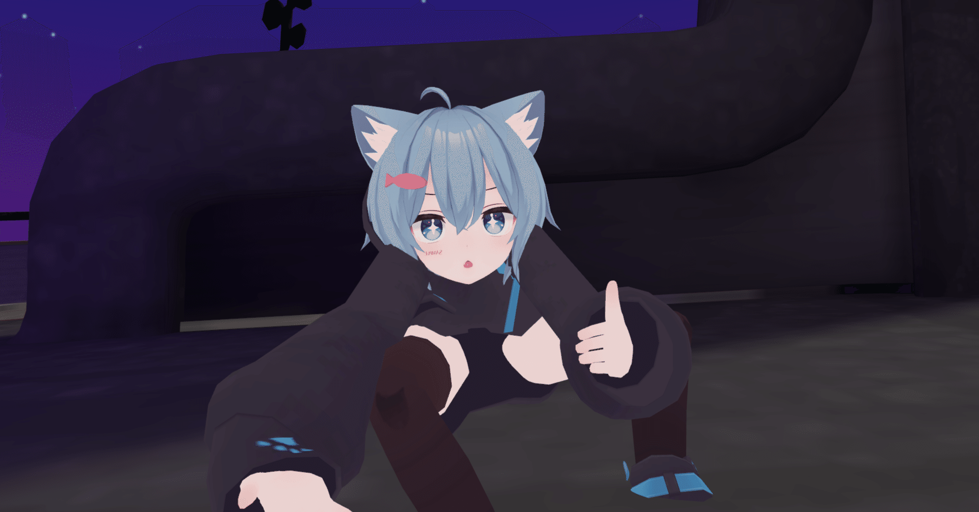 カメラ2台で全身を操作するフルトラッキングでUSB延長ケーブルの3つの