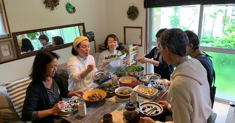 北鎌倉野草部 30  なな艸の会 5月は料理家ゆうりちゃんとのコラボイベントでした。