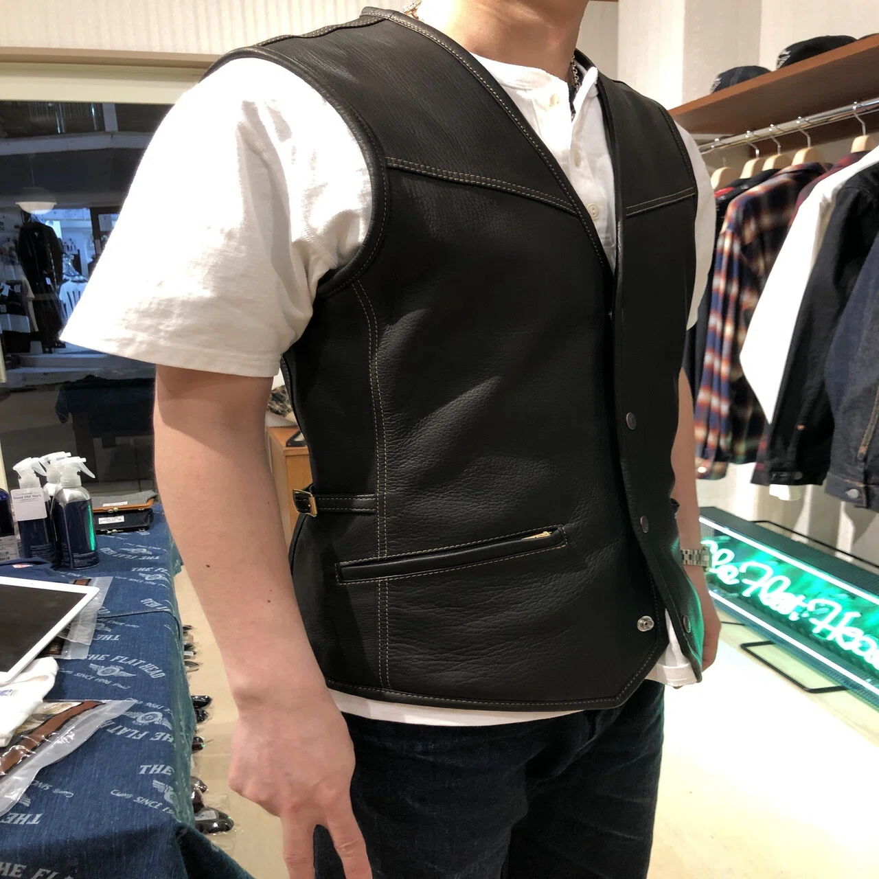 FLAT HEAD 神宮前店】～ディアスキンベスト～｜THE FLAT HEAD