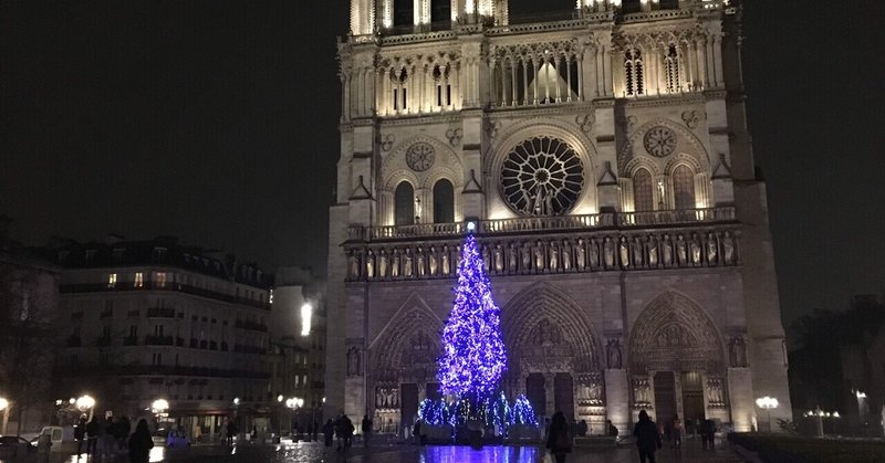 雨降りパリのクリスマス。Rainy Christmas in Paris 