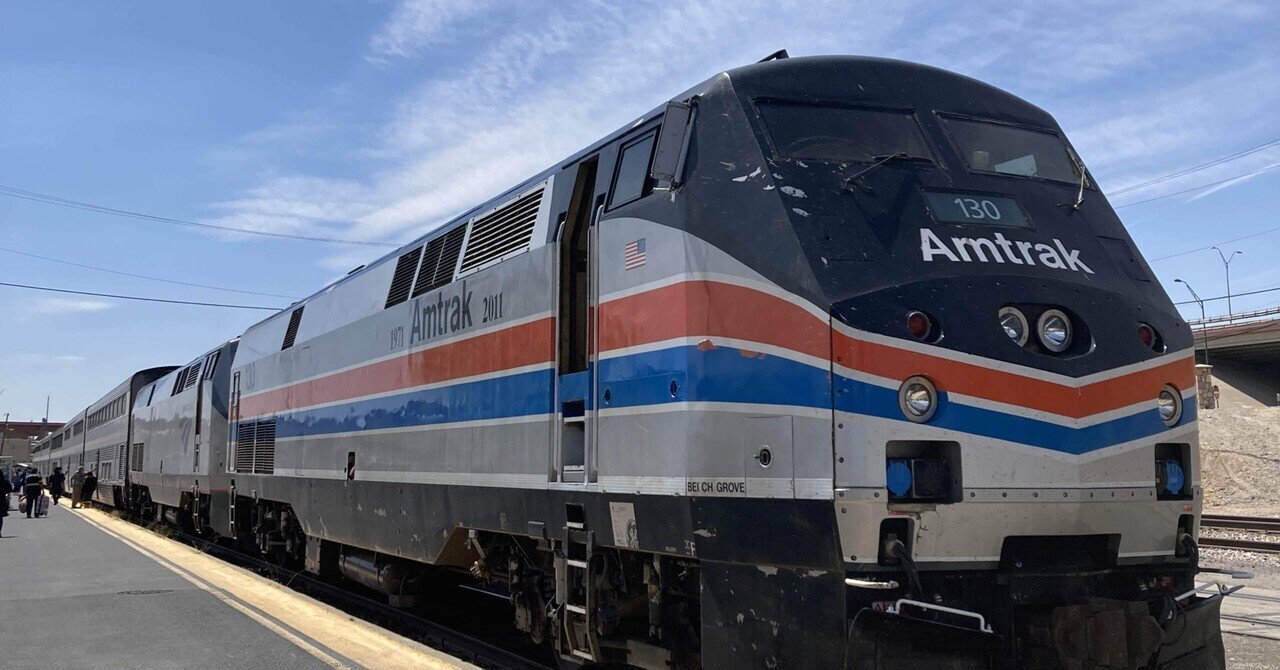 アムトラックでアメリカ横断：初日～カリフォルニアからニューオリンズ