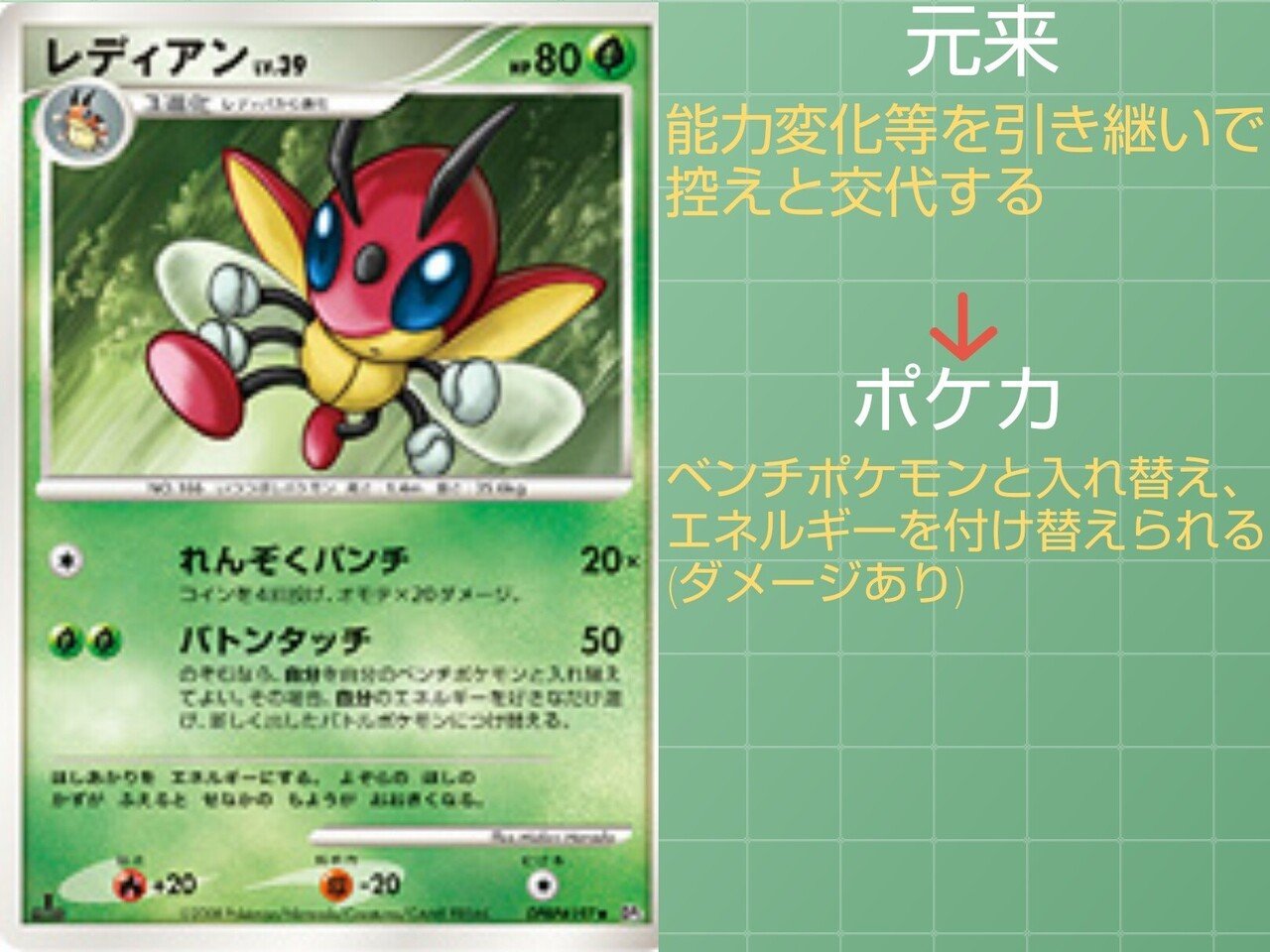 本編の技 ポケカではどうなっている ノーマルタイプ 変化技編 リユルン Note
