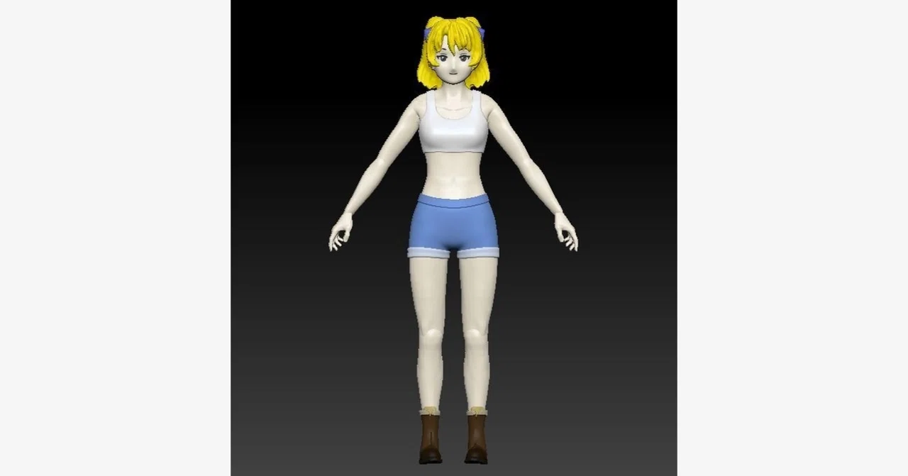 Zb オリジナルキャラ完成なのだが…… (Zbrush練習 32)｜大和 司