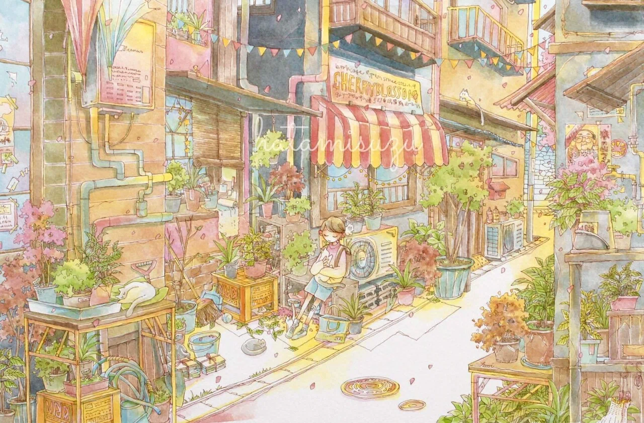 制作過程 ごちゃっとした路地裏 はた みすず Note 制作過程 ごちゃっとした路地裏 はた みすず Note