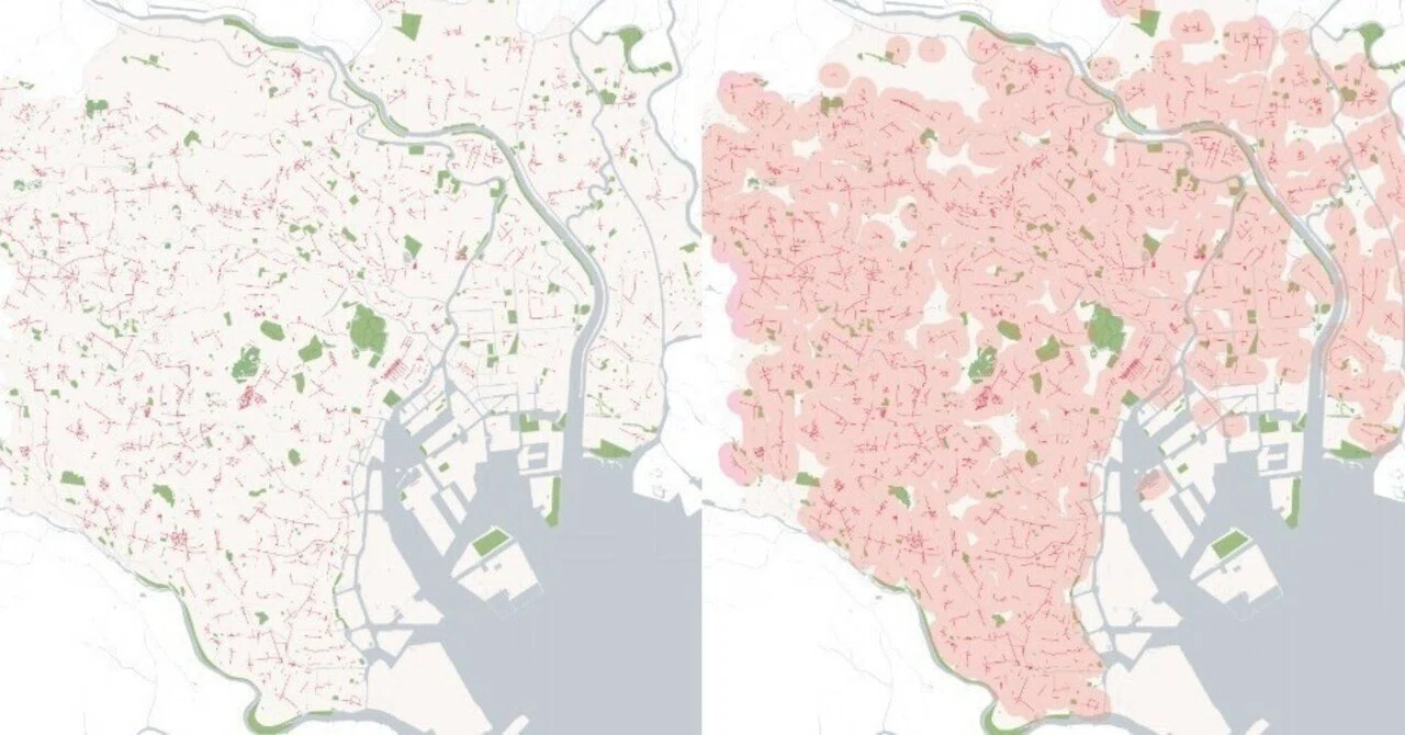紐状の都市エレメント」がつくるコモンズの再生 TEXT=北山恒（建築家
