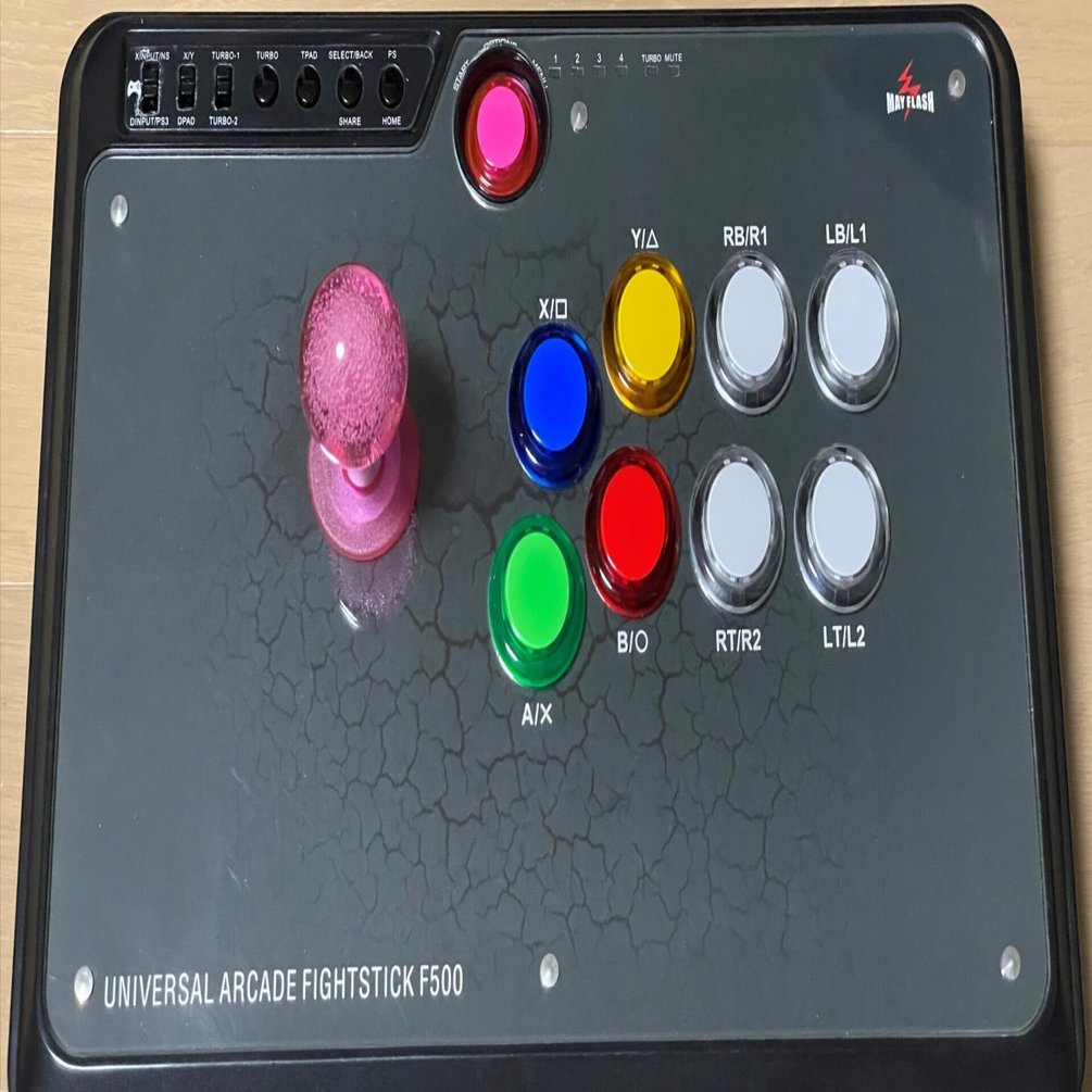 MAYFLASH F500 レバーとボタンの換装(セイミツ製)｜017