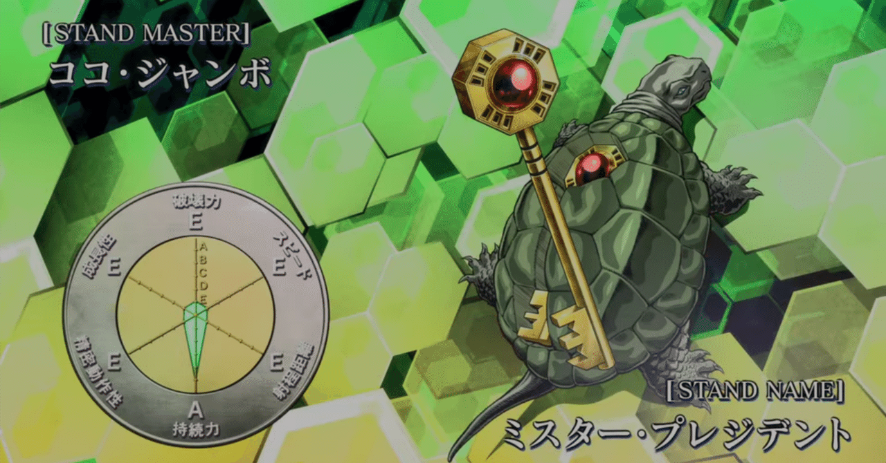 ジョジョネタカセット 第5部 黄金の風 ⑭ ココ・ジャンボ