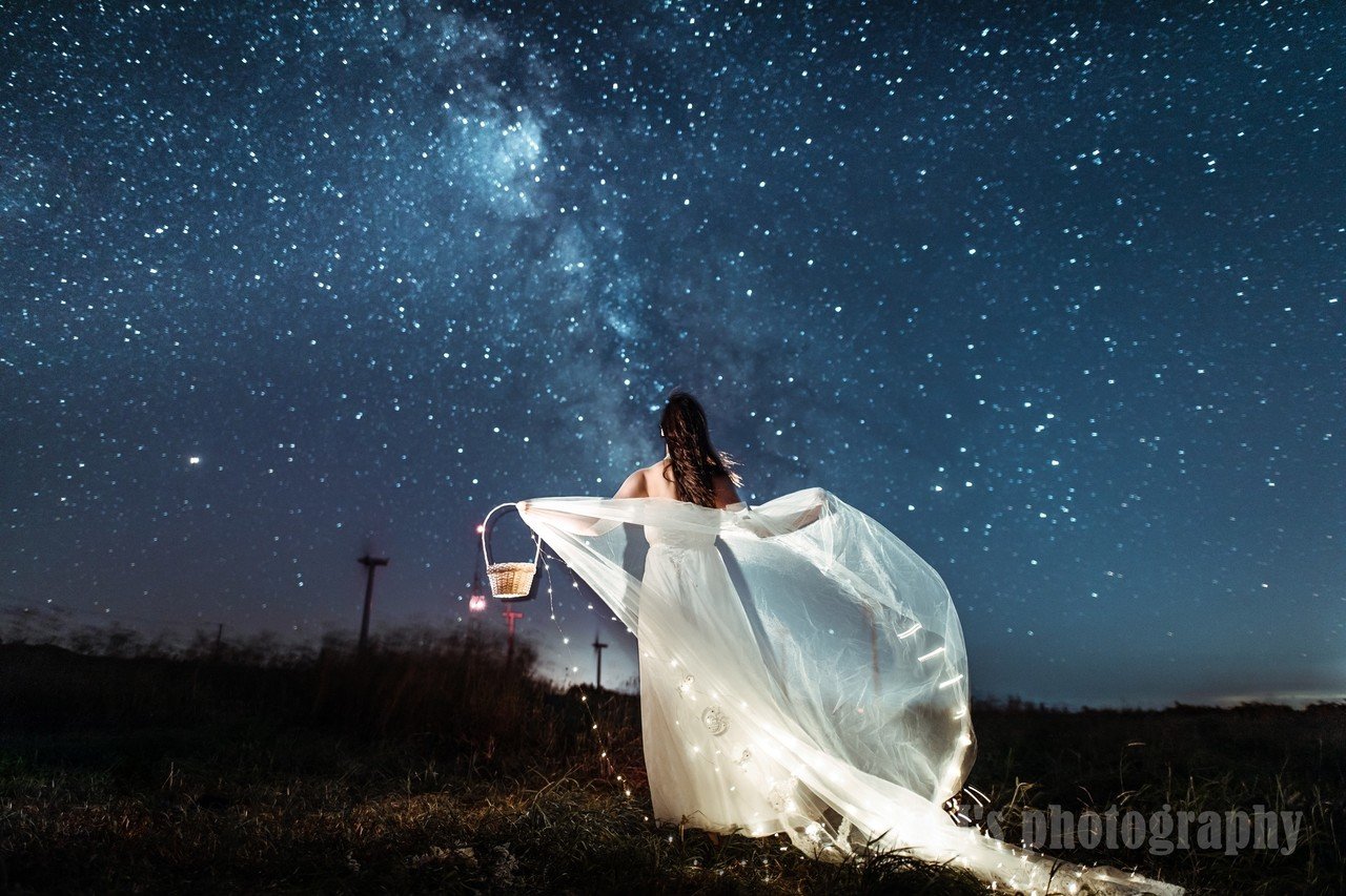 人気の星空ポートレートを超低価格で！一生の思い出に残る写真撮ります！ モデルさんにもぜひ読んでほしい星景ポートレートについて｜SILK