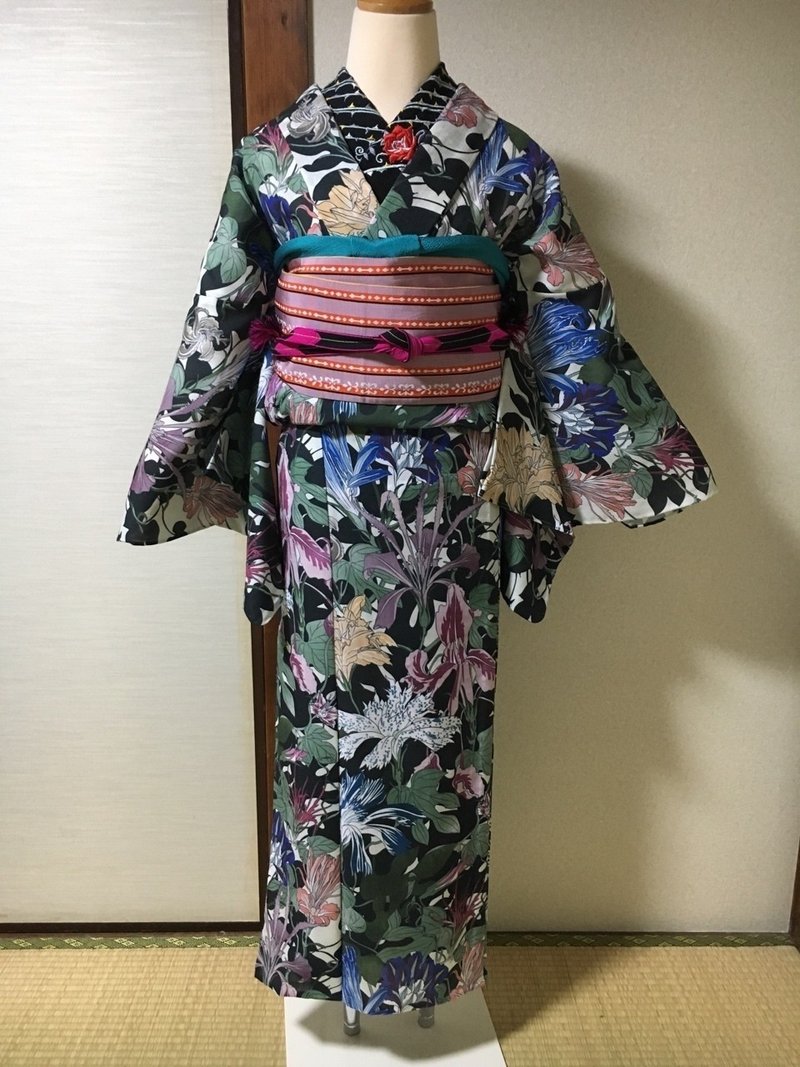 ゆかしきもの 着物コーディネート 色数 配色 宮寺理美 さと Note