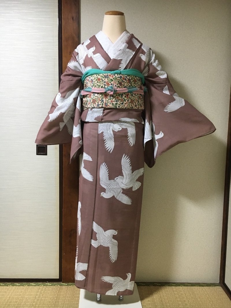 ゆかしきもの 着物コーディネート 色数 配色 宮寺理美 さと Note ゆかしきもの 着物コーディネート 色数 配色 宮寺理美 さと Note