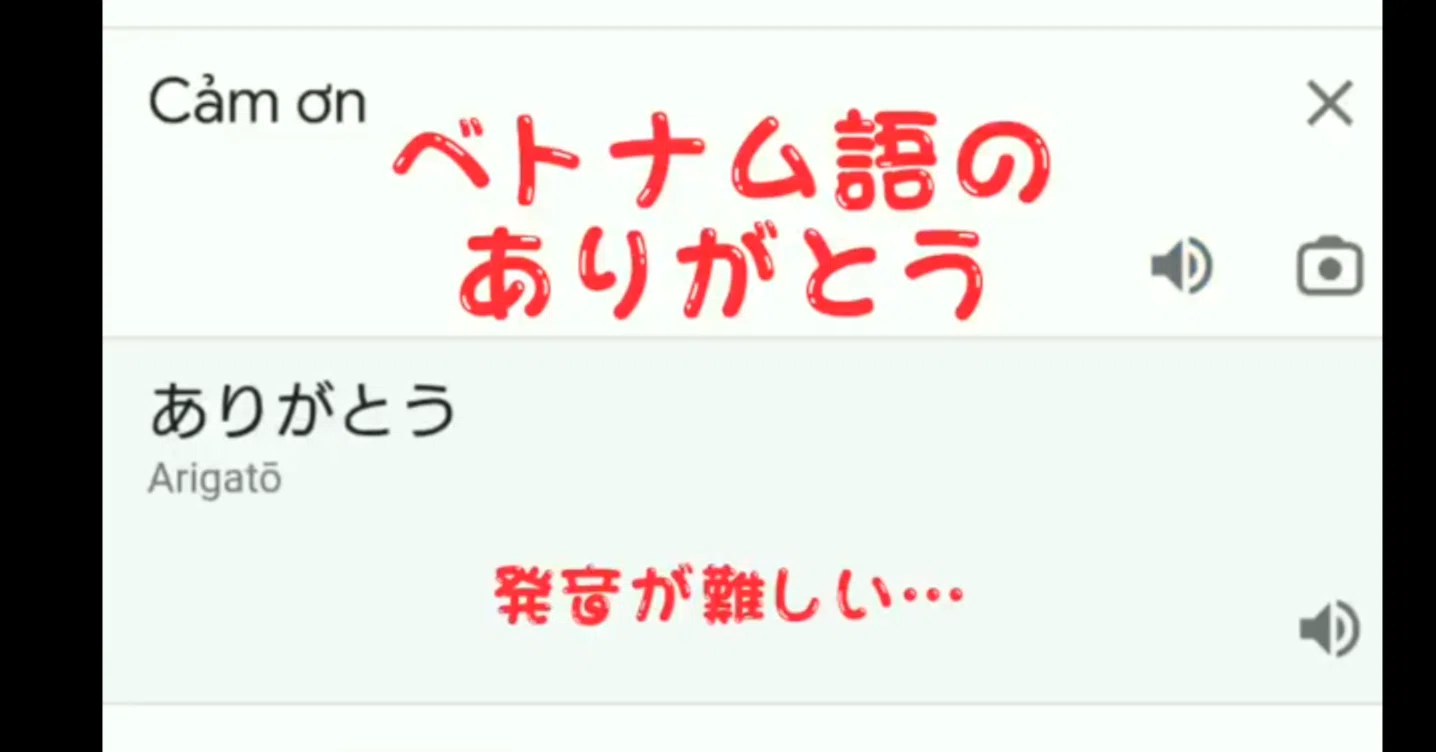 ベトナム 語 ありがとう