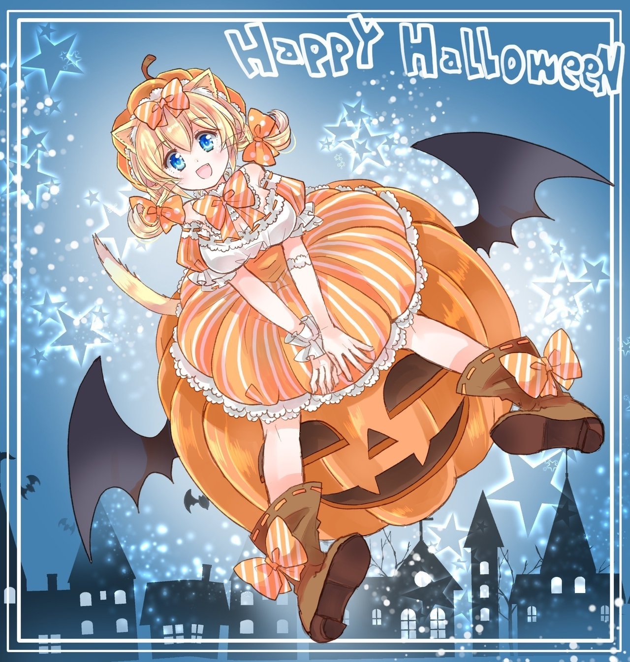 先週描いたハロウィン絵です Mami Note