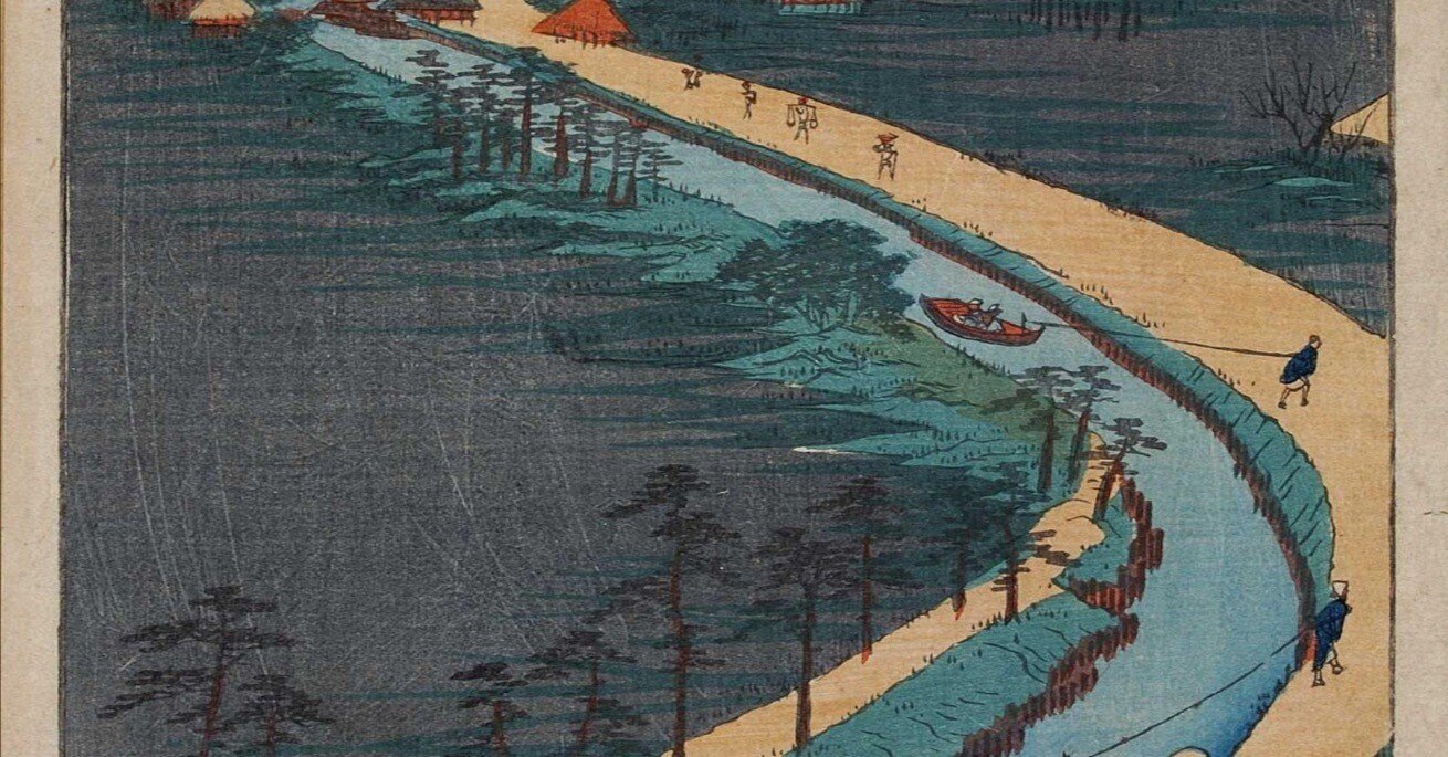 四つ木通用水引ふね」−大河に心持ってかれている、舟ではなく