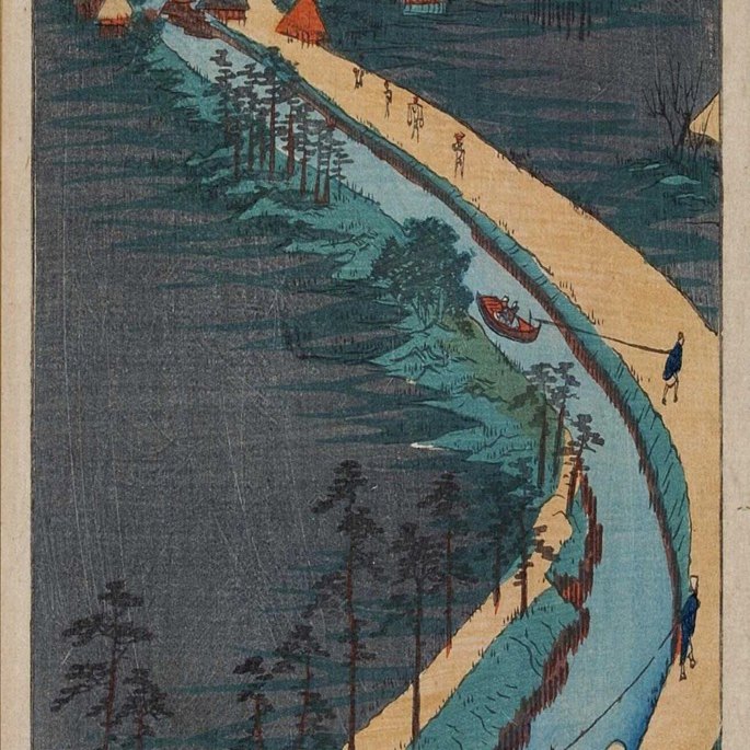 四つ木通用水引ふね」−大河に心持ってかれている、舟ではなく