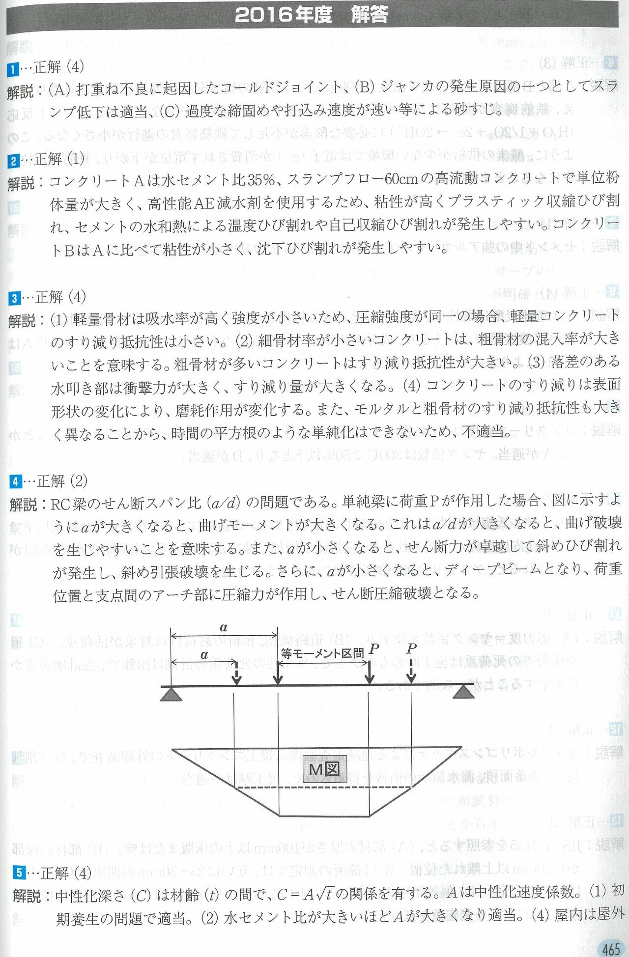 コンクリート診断士 2015~2017年 択一 解説|ぱラ コンクリート診断士 2015~2017年 択一 解説|ぱラ