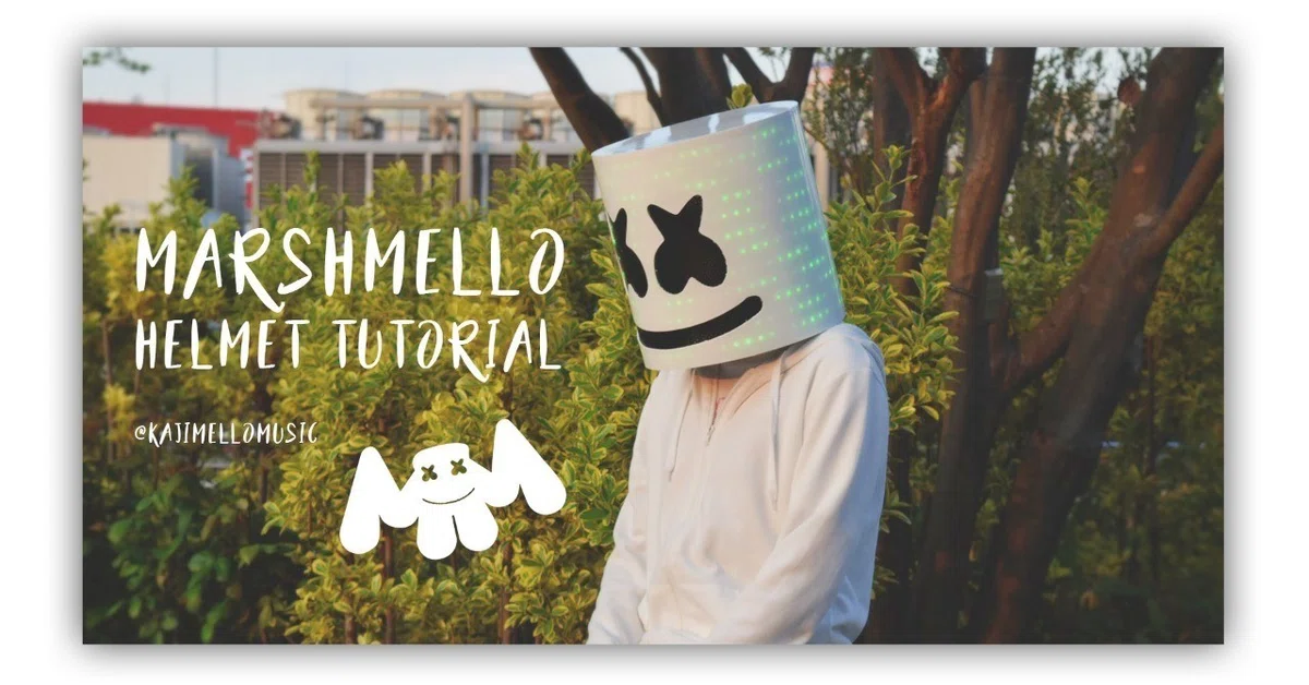 光るマシュメロヘルメットの作り方｜kajimellomusic