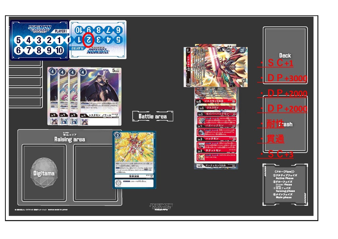 デジカ ジエスモンGXで遊んでみた③ ワンショットキル特化編 デジカ ジエスモンGXで遊んでみた③ ワンショットキル特化編