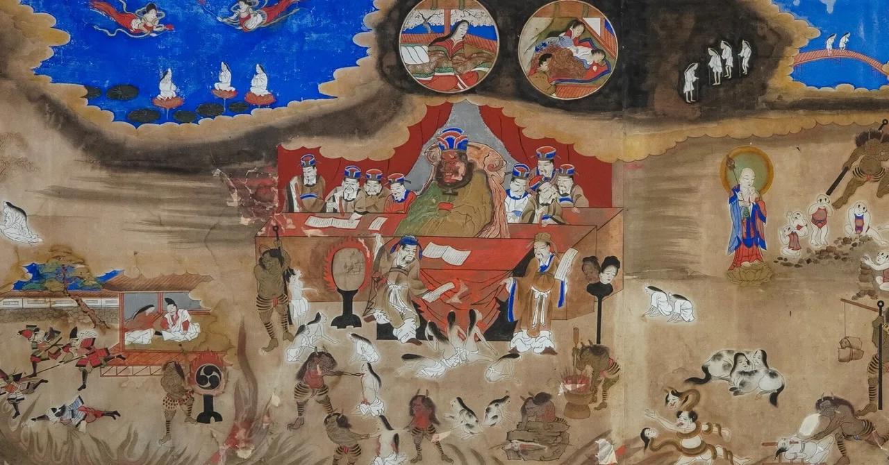 まちのお寺にある地獄絵を独学で分析したので解説してみる｜新潟県田上町